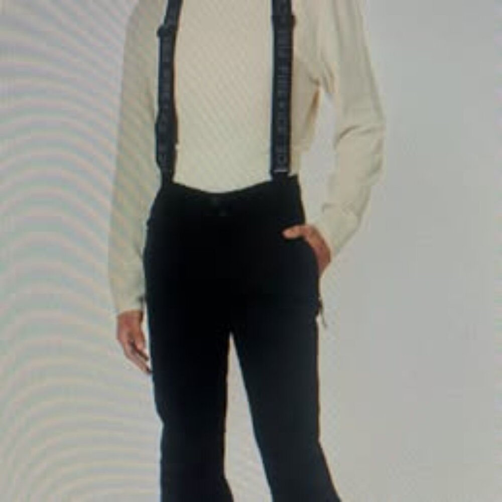 Mens fire and ice ski pants with suspenders